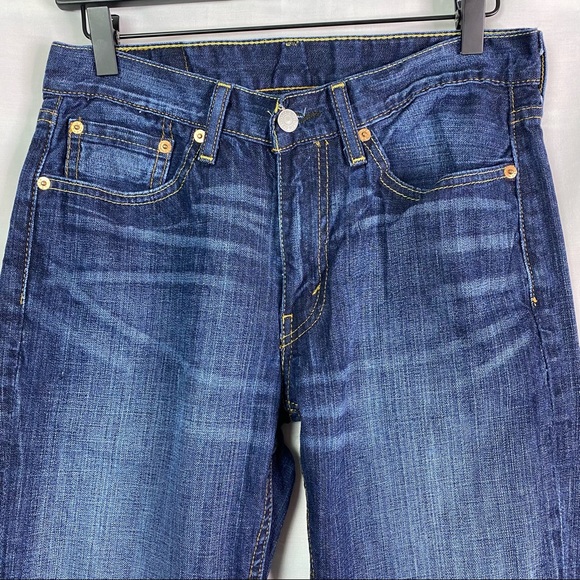 Levi’s 514 Straight Fit Jeans Dark Wash 29/32 - Picture 2 of 6